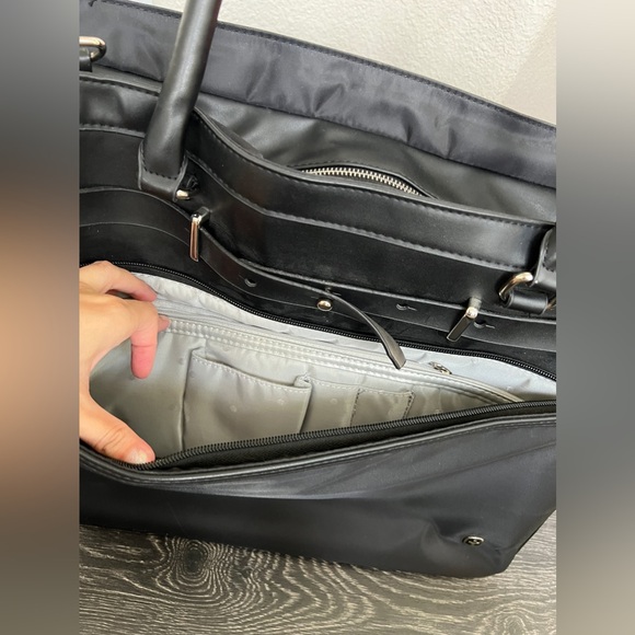 Swiss Gear Zoe Bag Black Laptop Tablet Large Travel Business Tote - Picture 12 of 16